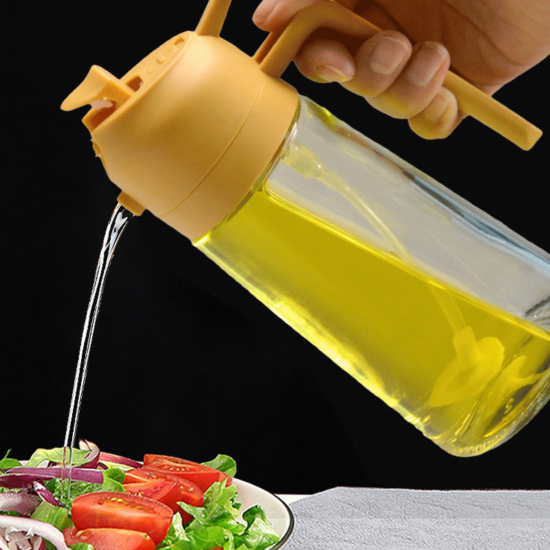 50% OFF TODAY | Splash&Drizzle™ - 2 in 1 Oil Spray Bottle and Glass Dispenser