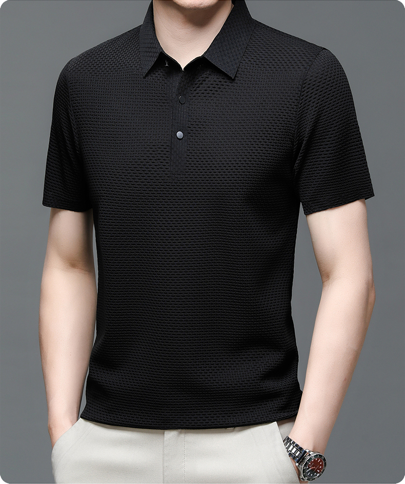 50% OFF TODAY | Orion™ - Premium Ice Silk Polo Shirt for Men