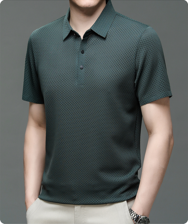 50% OFF TODAY | Orion™ - Premium Ice Silk Polo Shirt for Men