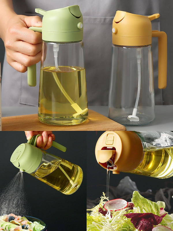 50% OFF TODAY  Splash&Drizzle™ - 2 in 1 Oil Spray Bottle and Glass Dispenser
