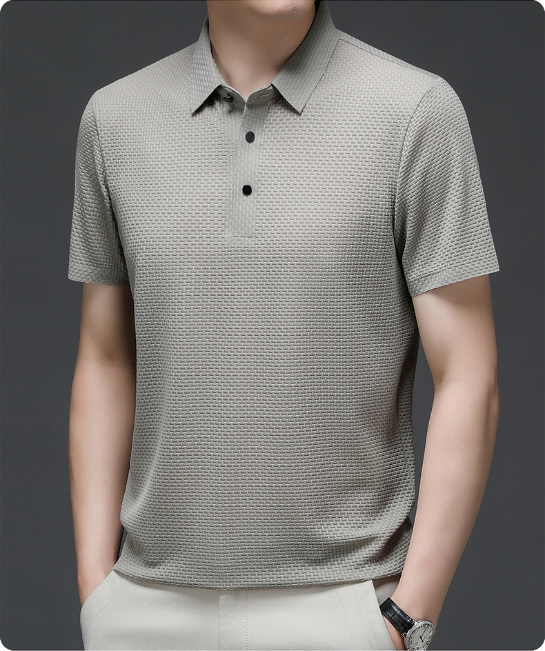 50% OFF TODAY | Orion™ - Premium Ice Silk Polo Shirt for Men