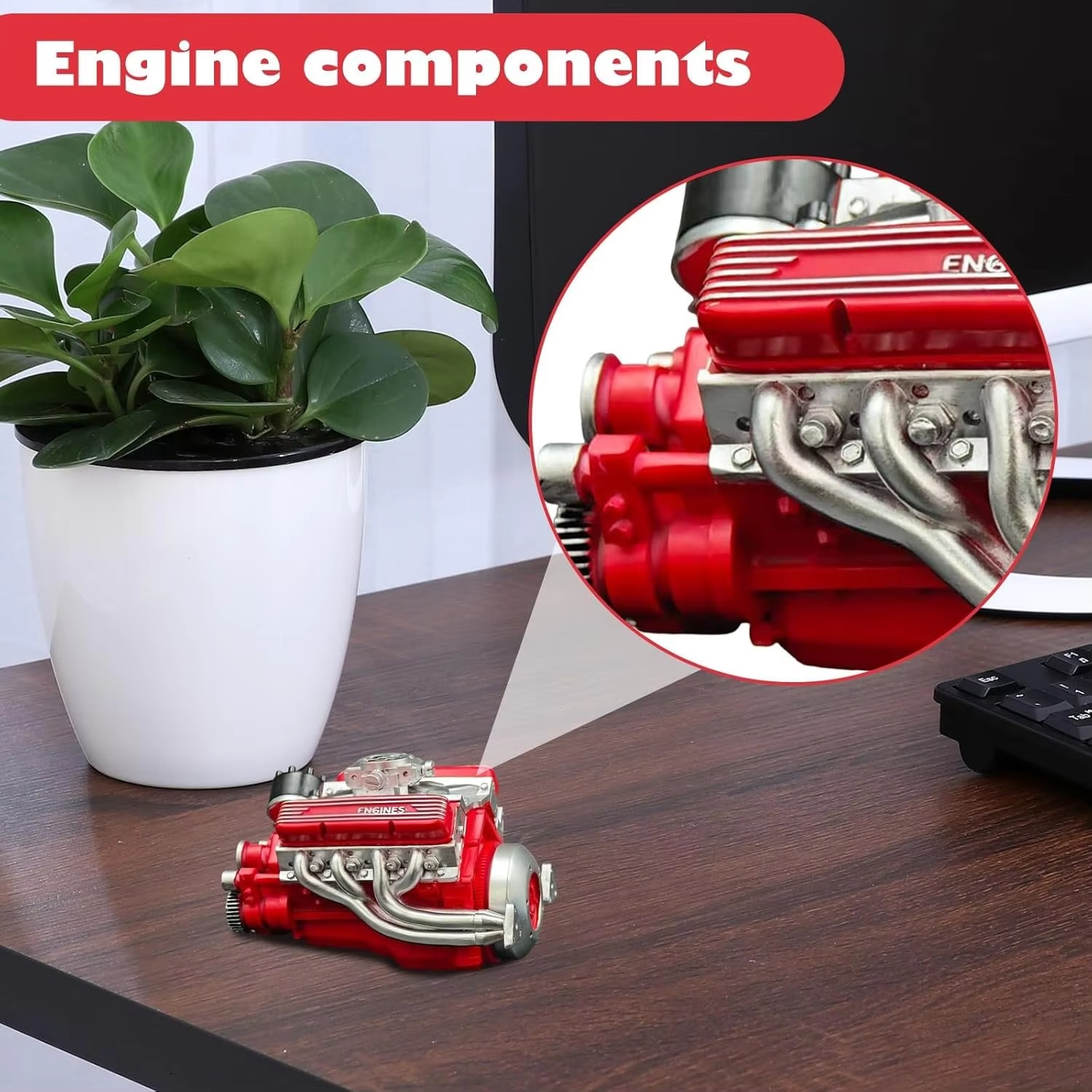 50% OFF TODAY | PistonPlay™- V8 engine