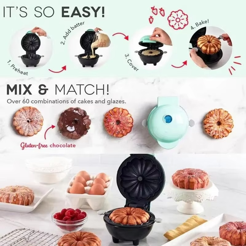 50% OFF TODAY | Bundtzy™ - Mini Bundt Maker