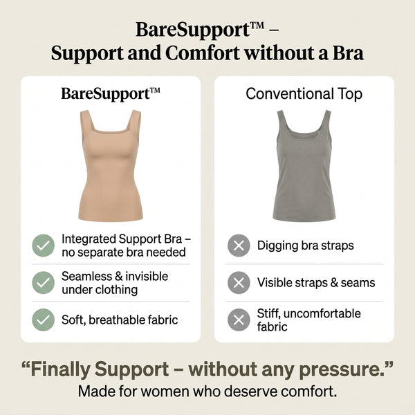 1+1 FREE TODAY | BareSupport™ - Wireless Bra Top