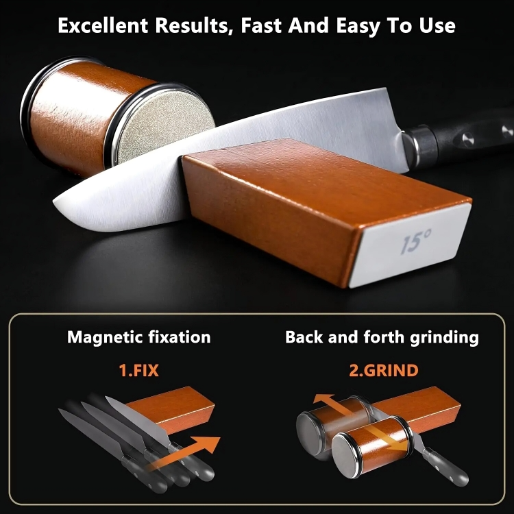 50% OFF TODAY | SharpGlide™ | Rolling Knife Sharpener