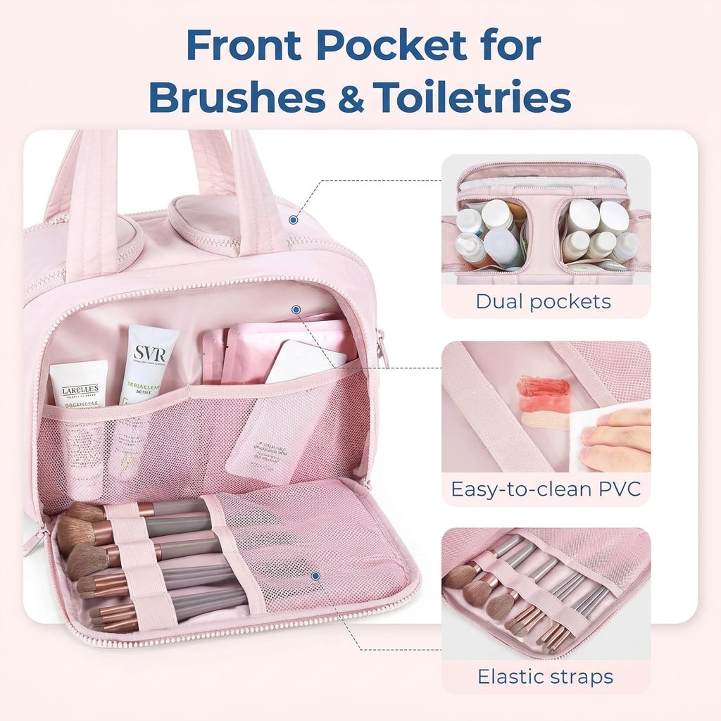 50% OFF TODAY | PuffPack™ - Designed to keep toiletries upright and within easy reach!