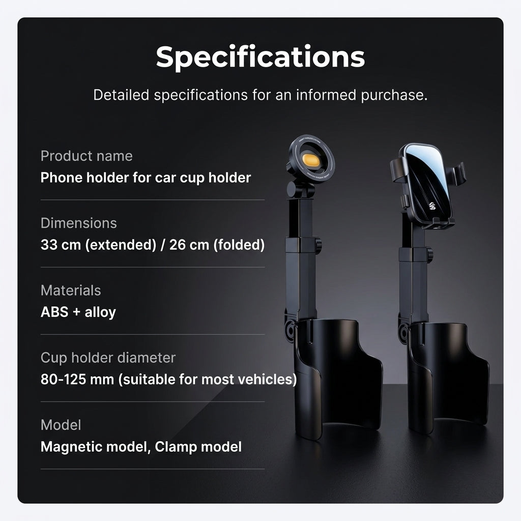 50% OFF TODAY | RideDock™ - Phone and Cup Holder