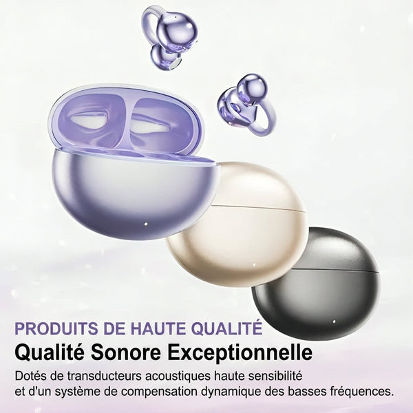 OpenBeats in three colors: violet, champagne and black