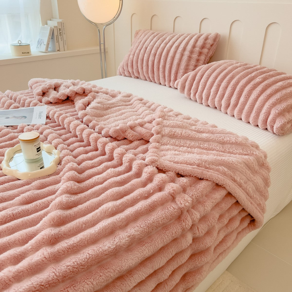50% OFF TODAY | FluffyWrap™ | Cozy Bed Cover Plush Blanket