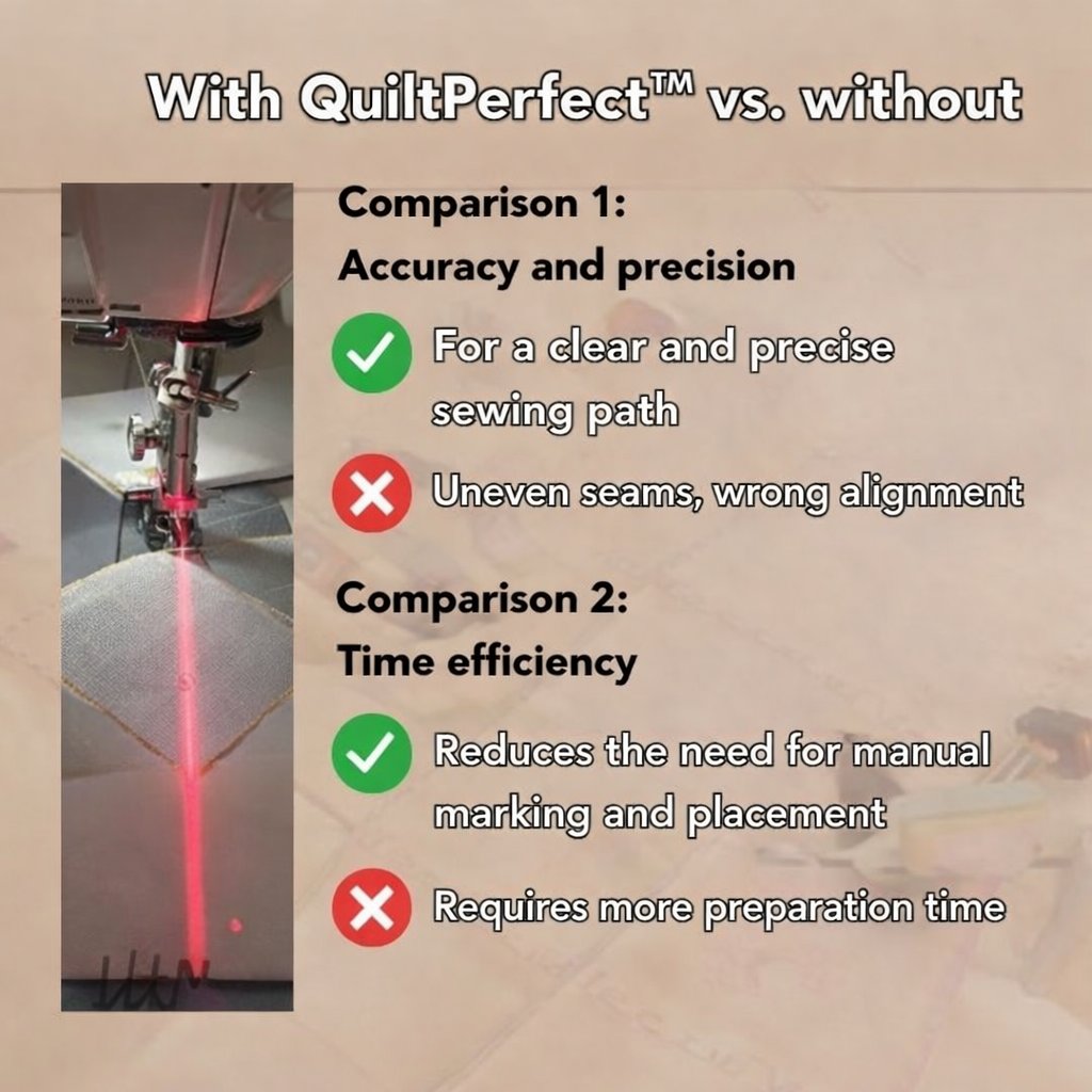 With QuiltPerfect vs without