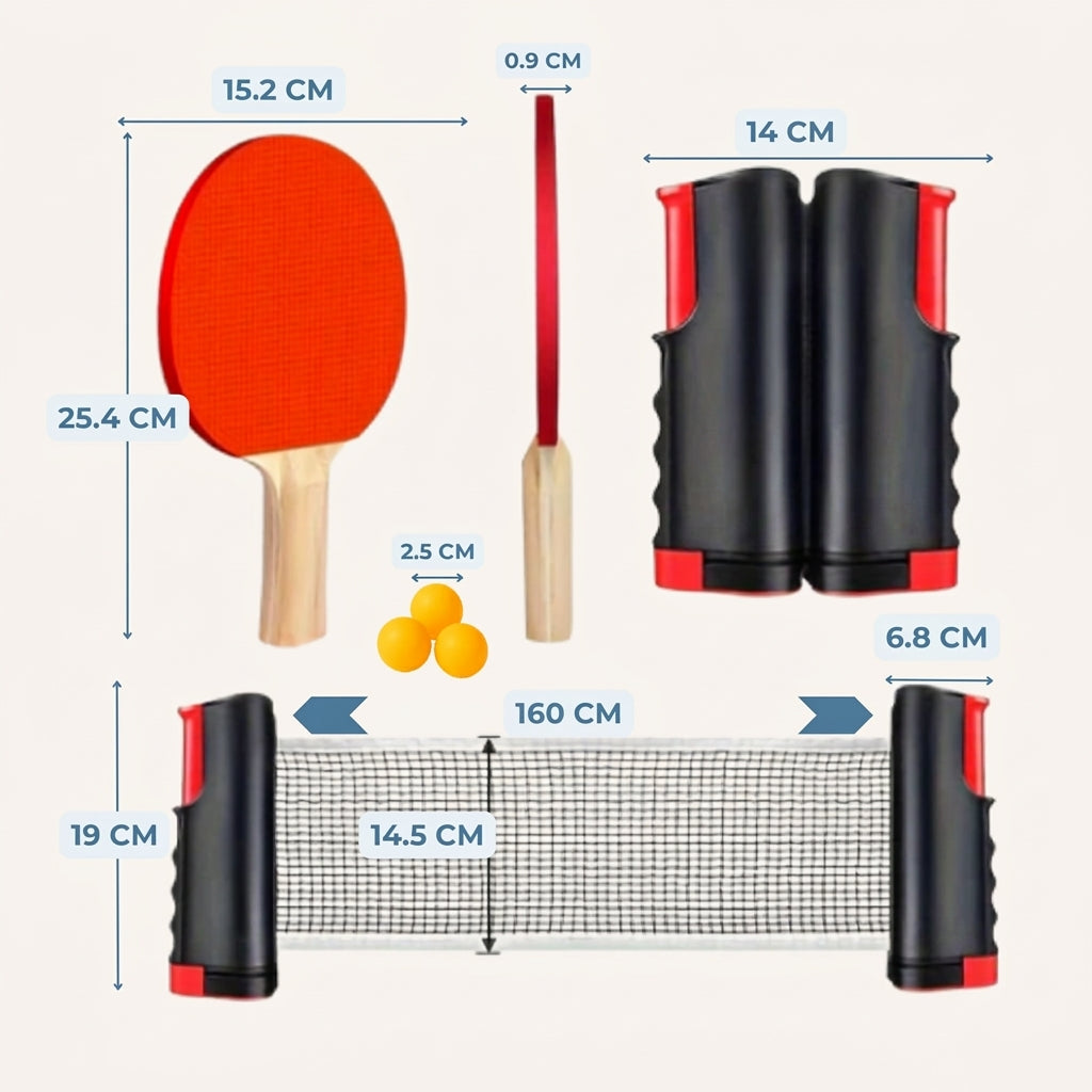50% OFF TODAY | PingPro™ Table Tennis Set