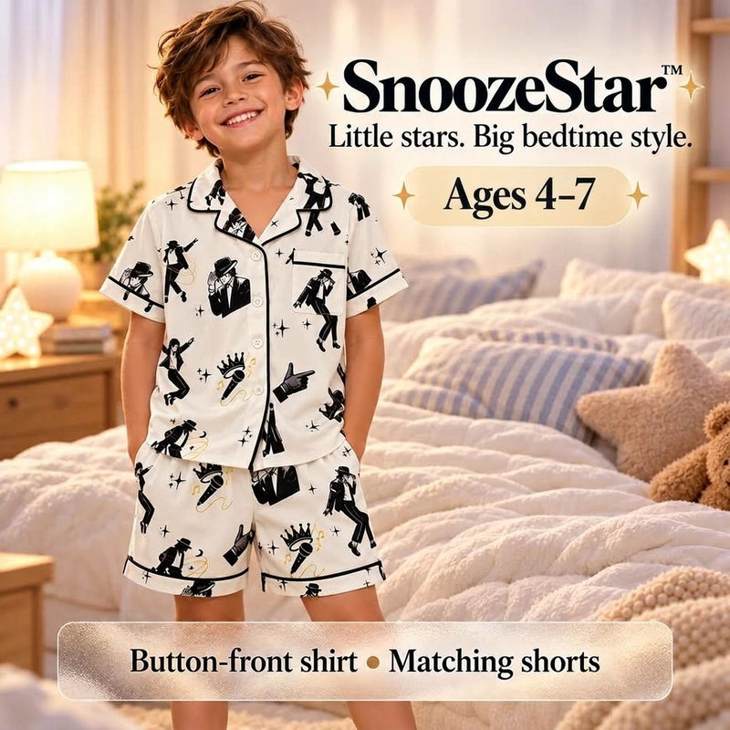 50% OFF TODAY | SnoozeStar™ - Kids' Retro Pajama Set