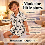 50% OFF TODAY | SnoozeStar™ - Kids' Retro Pajama Set