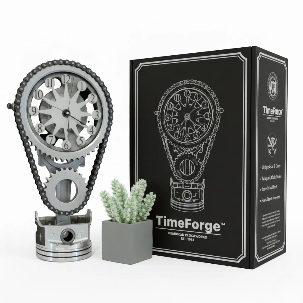 50% OFF TODAY | TimeForge™ | Rotating Metal Gear Clock