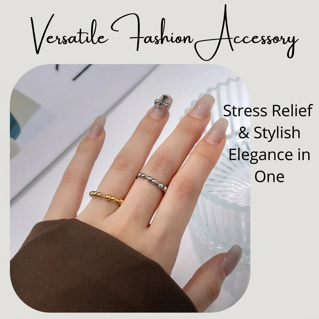 1 + 1 FREE TODAY | CalmComfort™ - Adjustable Anxiety Ring