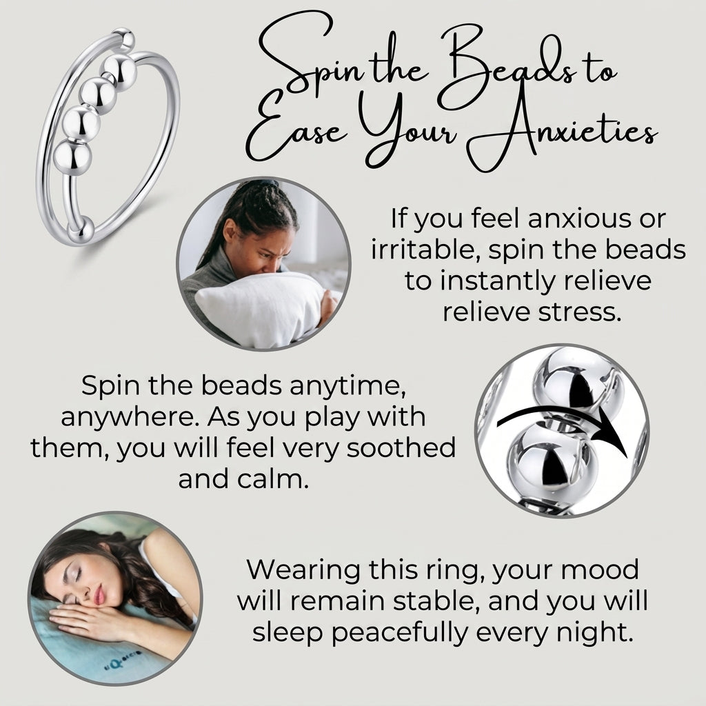 1 + 1 FREE TODAY | CalmComfort™ - Adjustable Anxiety Ring