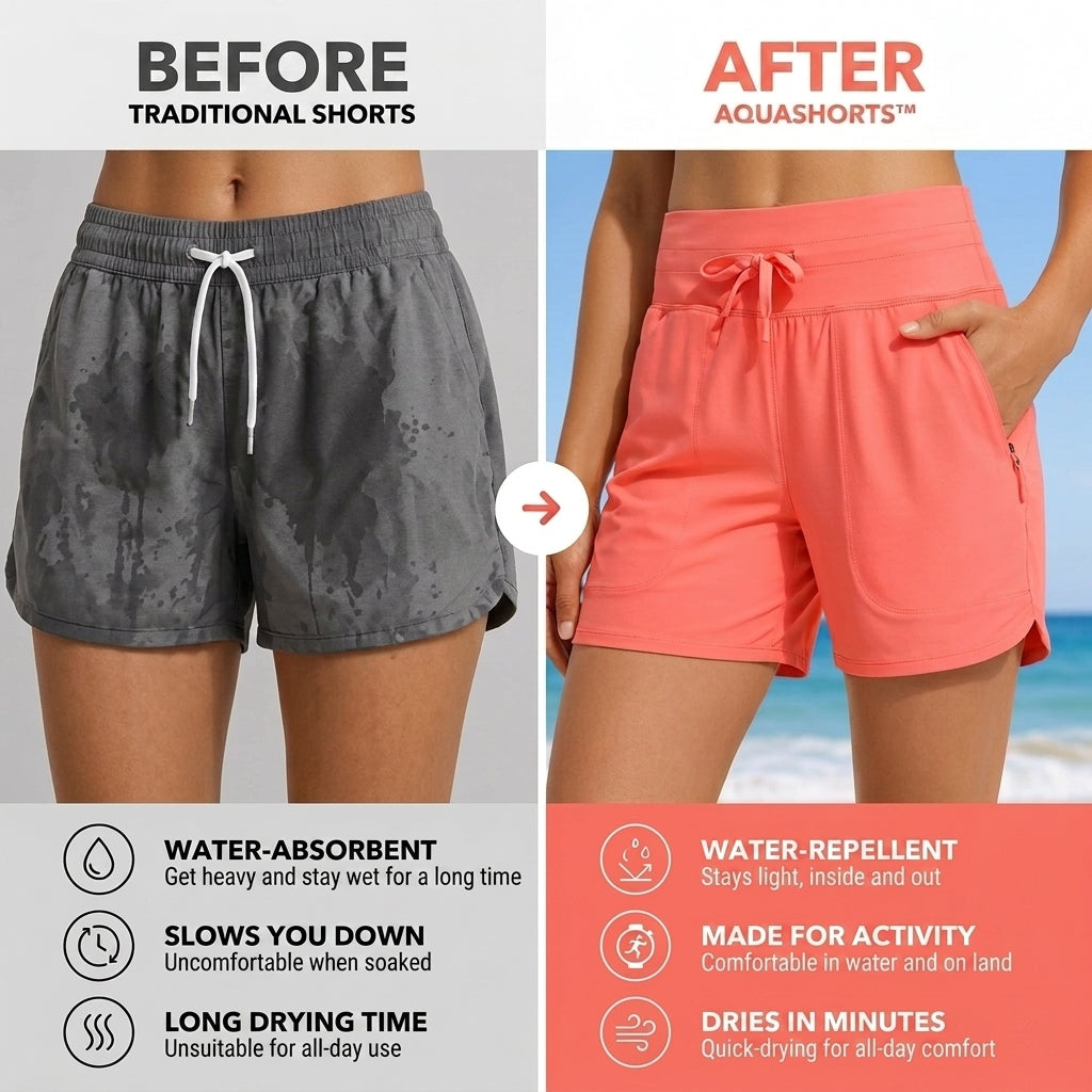 50% OFF TODAY | AquaShorts™ - Quick-Drying Shorts