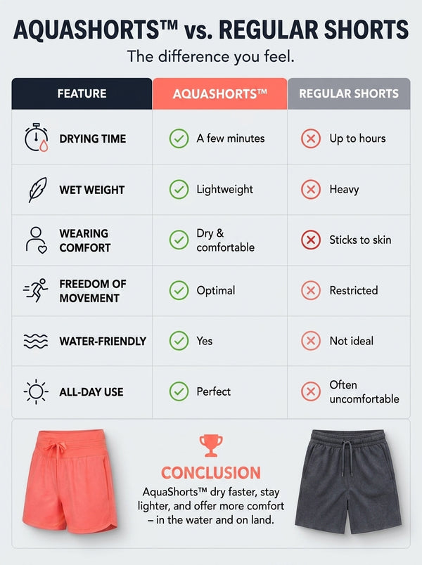 50% OFF TODAY  AquaShorts™ - Quick-Drying Shorts