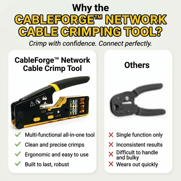 50% OFF TODAY | CableForge™ - Network Cable Crimping Tool