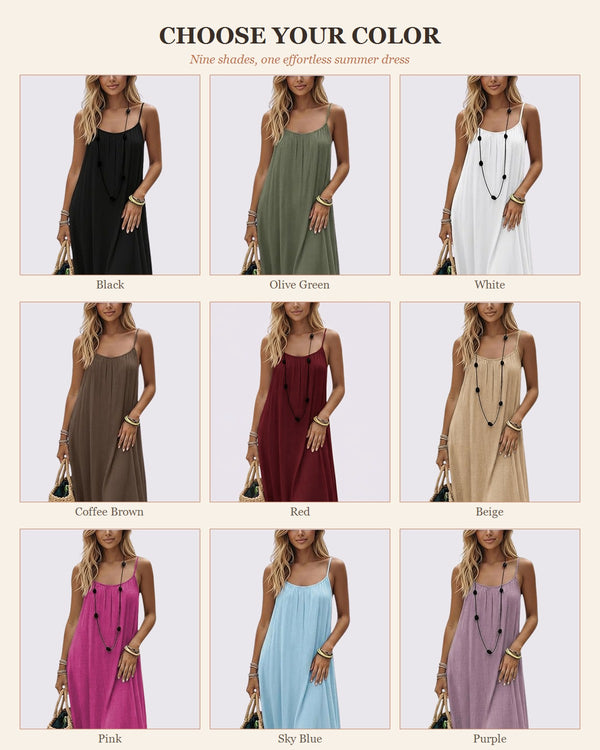 Choose your color: nine shades of the Vivian dress
