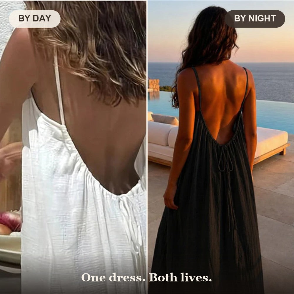By day and by night: one dress, both lives