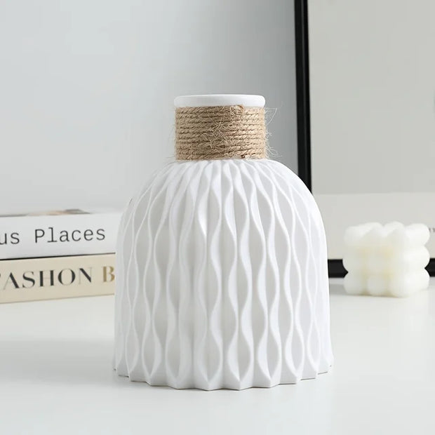 Water Ripple Plastic Vase