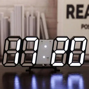 3D Digital Wall Clock Decor