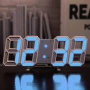 3D Digital Wall Clock Decor