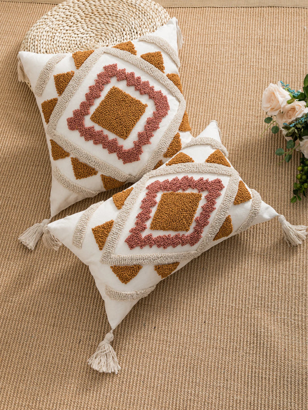 Multi-color Geometric Pillow Cover