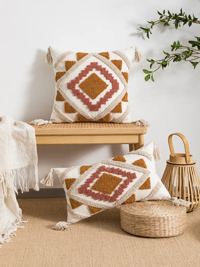 Multi-color Geometric Pillow Cover