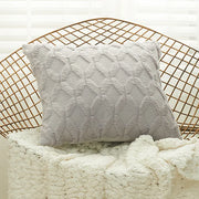Embroidery Flush Block Diamond Cushion Cover
