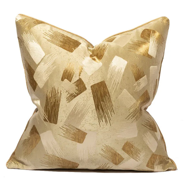 Luxury Golden Sofa Cushion Cover