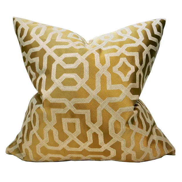 Luxury Golden Sofa Cushion Cover