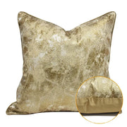 Luxury Golden Sofa Cushion Cover