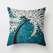 Nordic Style Oil Painting Cushion Cover