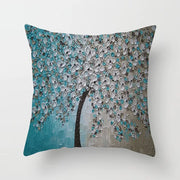 Nordic Style Oil Painting Cushion Cover