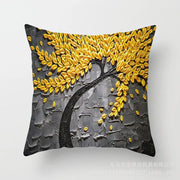 Nordic Style Oil Painting Cushion Cover