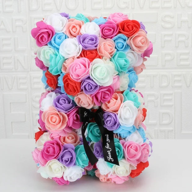 Flower Rose Bear