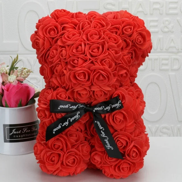 Flower Rose Bear