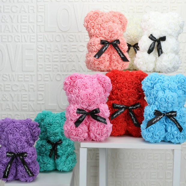 Flower Rose Bear