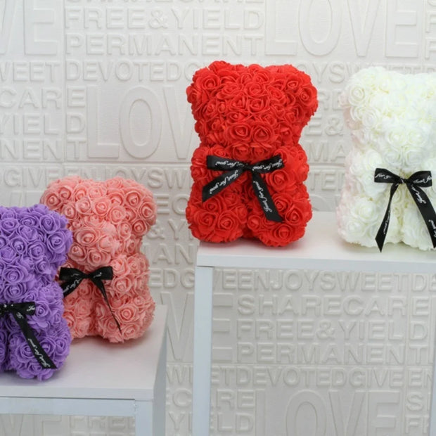 Flower Rose Bear